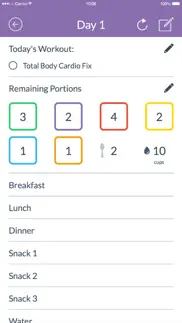 21 day fix® tracker – official iphone screenshot 1