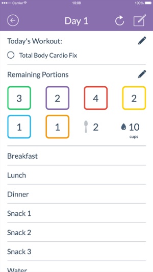 How to Make Your Own 21 Day Fix Tracker App - Use iPhone Reminders — PLAN A  HEALTHY LIFE