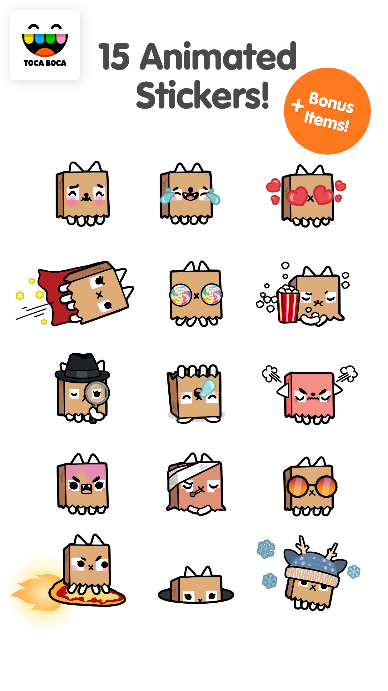 Toca Life Paper Bag Cat