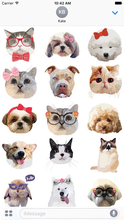 Cats & Dogs - Redbubble sticker pack