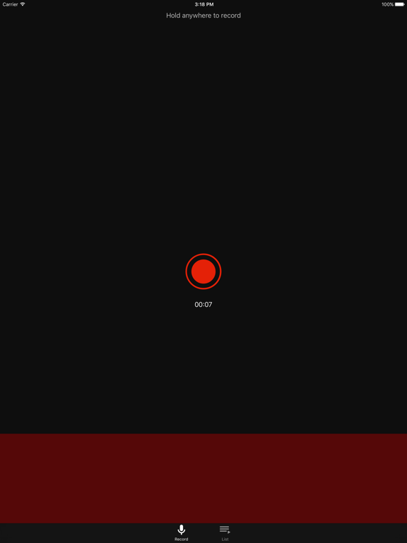 Screenshot #4 pour Quick Voice Memo