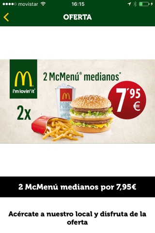 Ofertas McDonald's Málaga screenshot 3