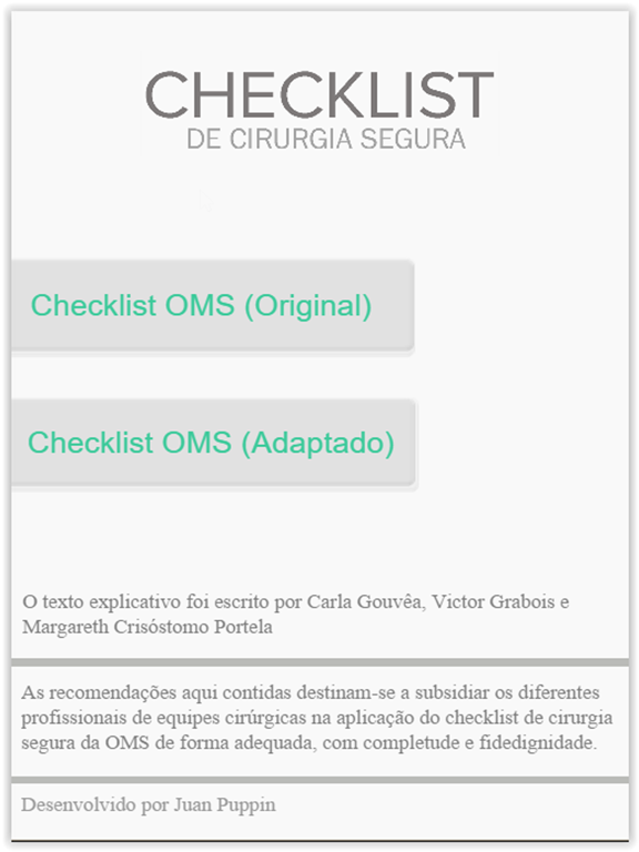 Screenshot #4 pour Checklist de Cirurgia Segura da OMS