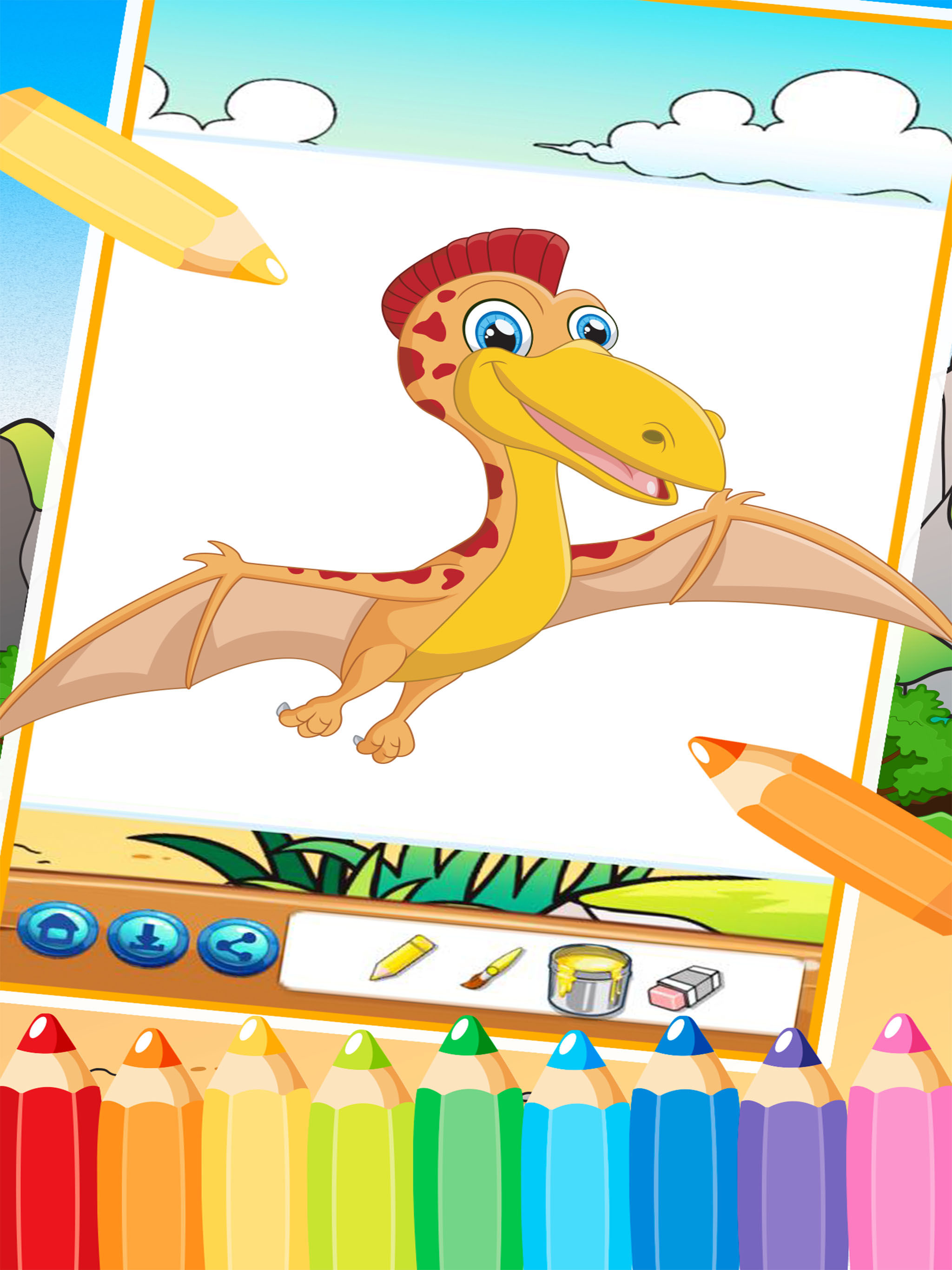 Dinosaur Coloring Book 3 - Dino Color For Kid screenshot 9