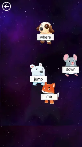 Game screenshot Sightwords - Space Games Word Kindergarten apk