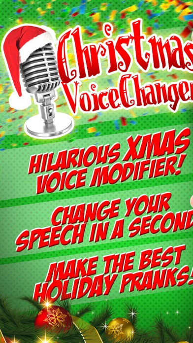 How to cancel & delete Christmas Voice Changer, Sound Recorder & Modifier from iphone & ipad 1