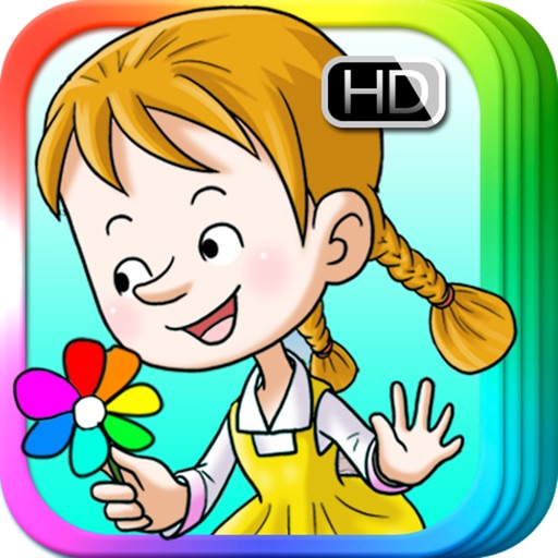 Seven Colored Flower - Bedtime Fairy Tale iBigToy Icon