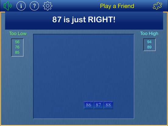 Screenshot #3 for Thinking of a Number