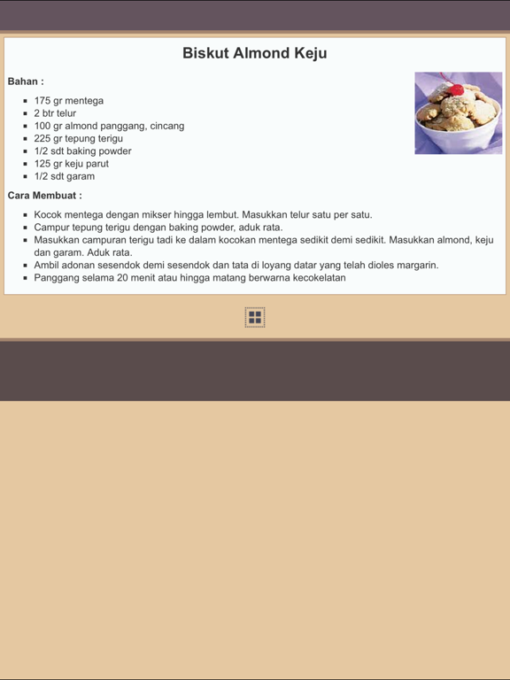 Screenshot #6 pour Resep Kue Kering Indonesia