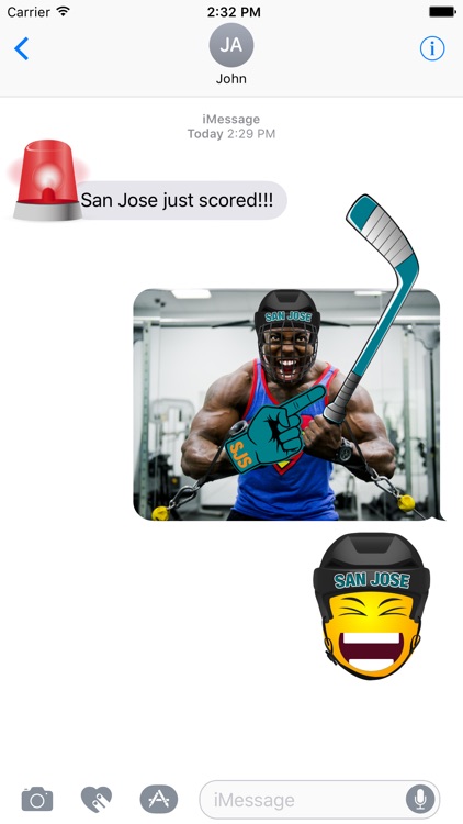 San Jose Hockey Stickers & Emojis