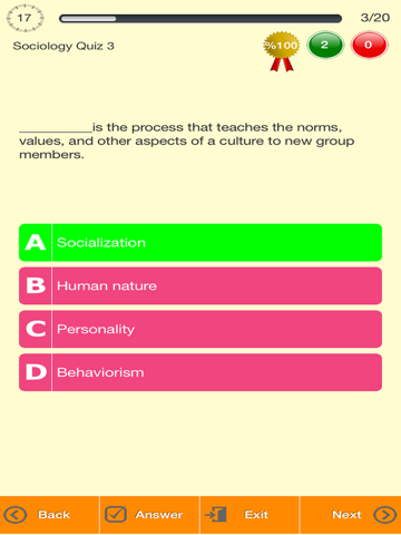 Sociology Quizzes screenshot 3