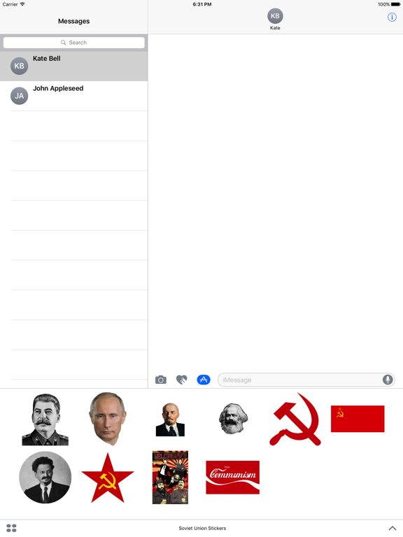 Screenshot #4 pour Comrade Stickers
