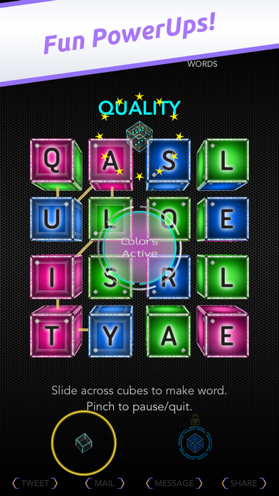 Screenshot #2 pour C.U.B.I.P.L.E.X. :  Fun 3D word game