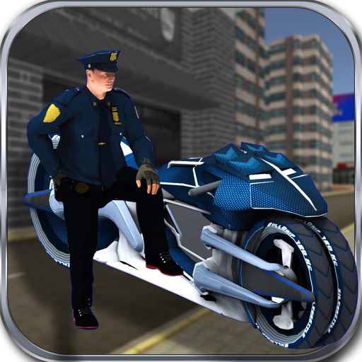 Sci-Fi Police Bike Crime Chase & Riding Simulator