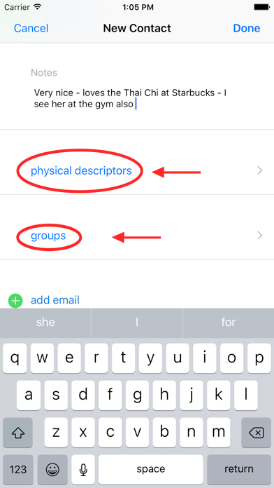 NamePanic iPhone screenshot 1 - Social Networking app