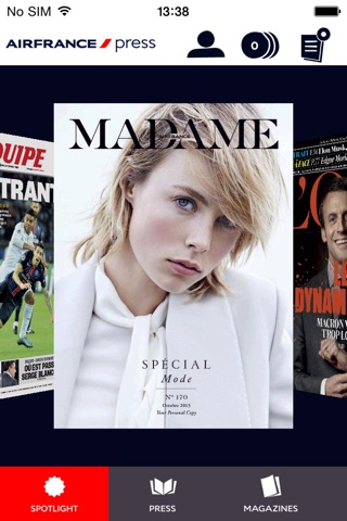 Air France Press screenshot 2