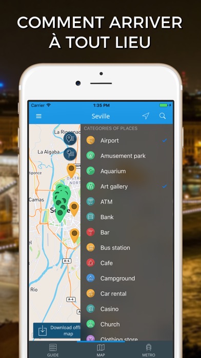 Screenshot #3 pour Séville Guide Voyage avec Offline Maps