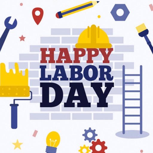 Happy Labor Day Stickers III by Kappboom