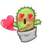 Tiny Cactus - Cute stickers for iMessage icon