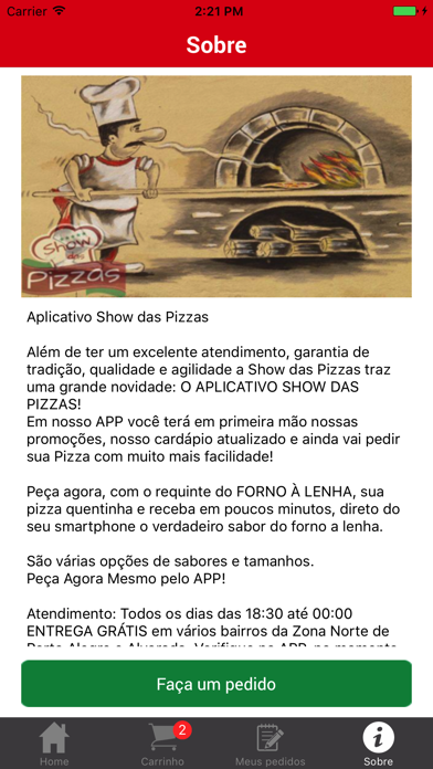 How to cancel & delete Show das Pizzas from iphone & ipad 1