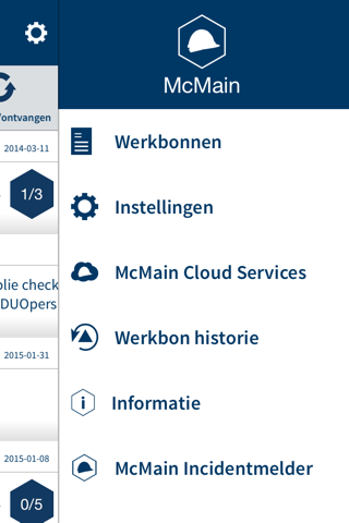 McMain Werkbonnen screenshot 3