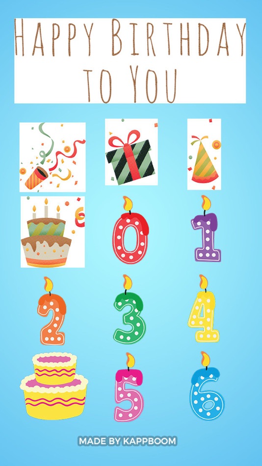 Happy Birthday Stickers by Kappboom - 1.0 - (iOS)