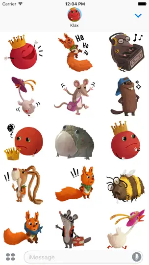 Screenshot von Kosmo & Klax: Sticker-Spaß! auf dem iPhone 4