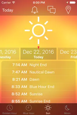 Game screenshot Sunrise Sunset Info hack