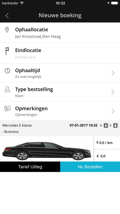 Screenshot #2 pour Holland Taxi App