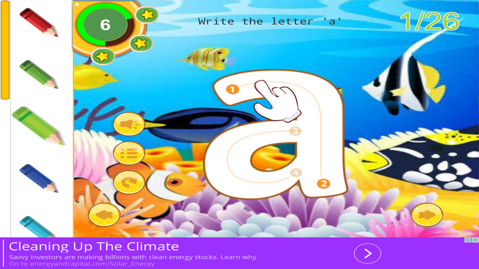 ABC Alphabet learning for phonics with handing - 1.0 - (iOS)