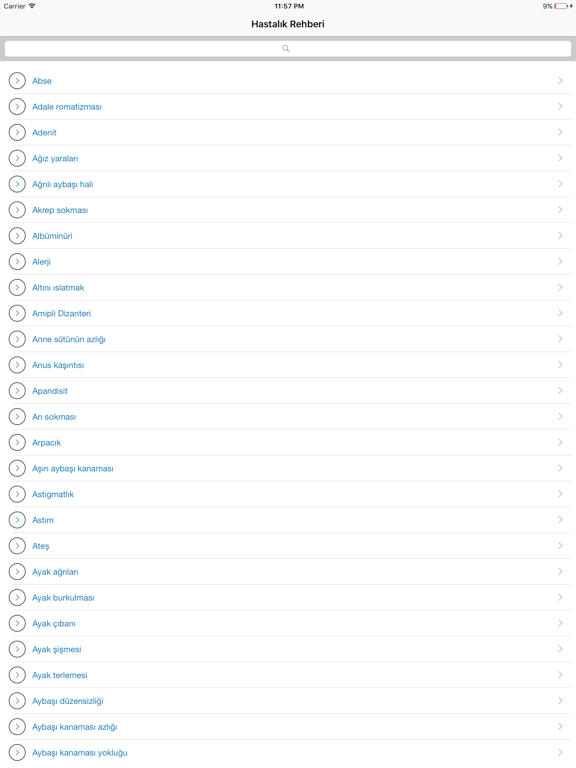 Screenshot #4 pour Hastalık Rehberi