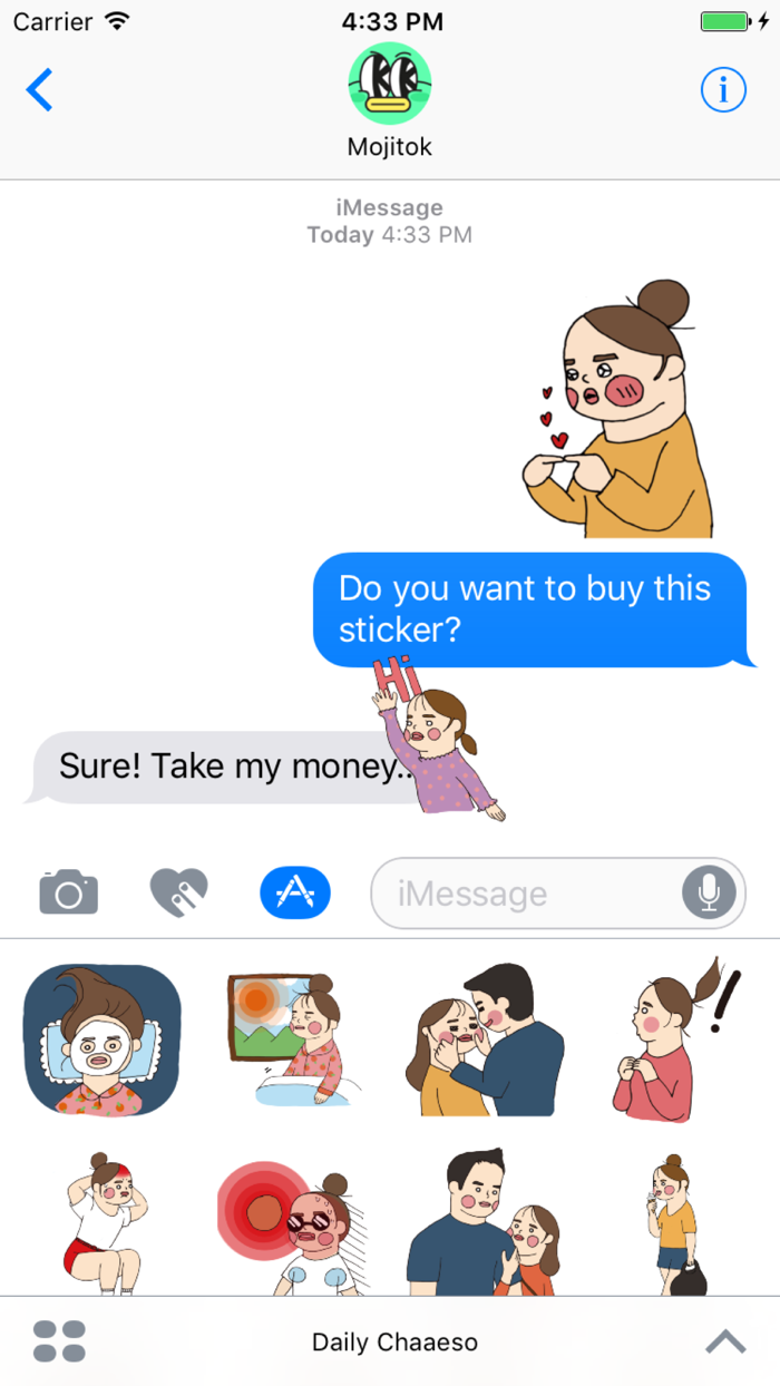 Daily Chaaeso Stickers