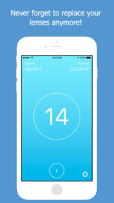 LensAlert - Contact Lens Reminder and Tracker screenshot