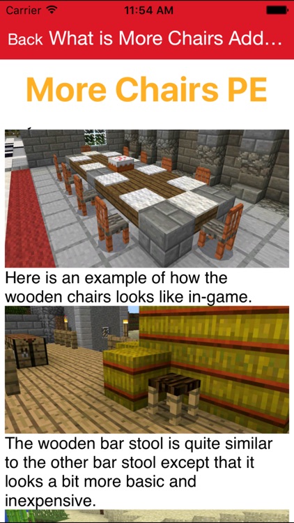 Furniture Addon For Minecraft PE One Touch Install