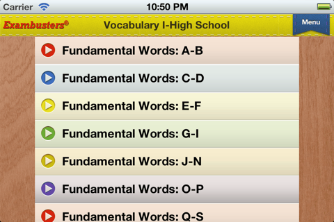 ASVAB Prep Verbal Flashcards Exambusters screenshot 3