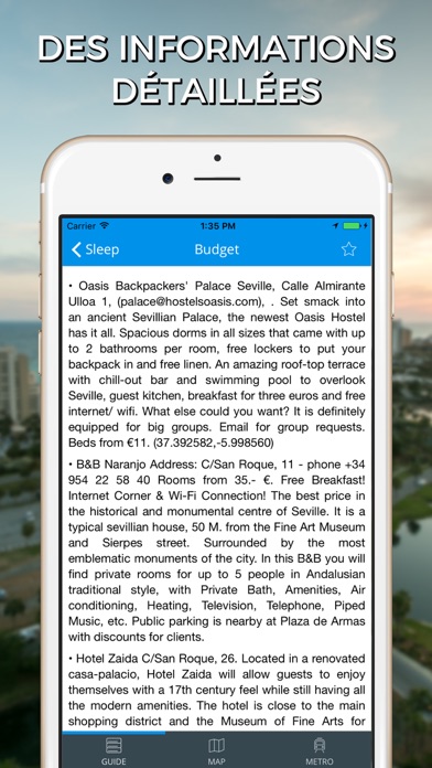 Screenshot #2 pour Séville Guide Voyage avec Offline Maps