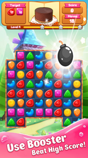 Cookie Crush Mania - Sweet Yummy Match 3 Game Free screenshot 4