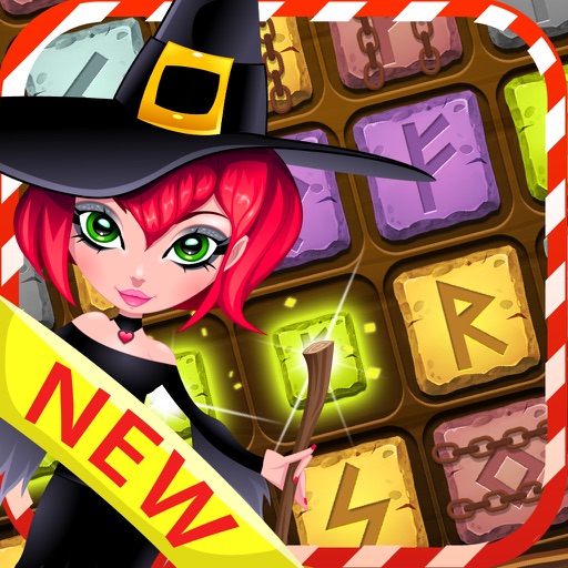 Mystic runes stone - Fantastic witch match game iOS App