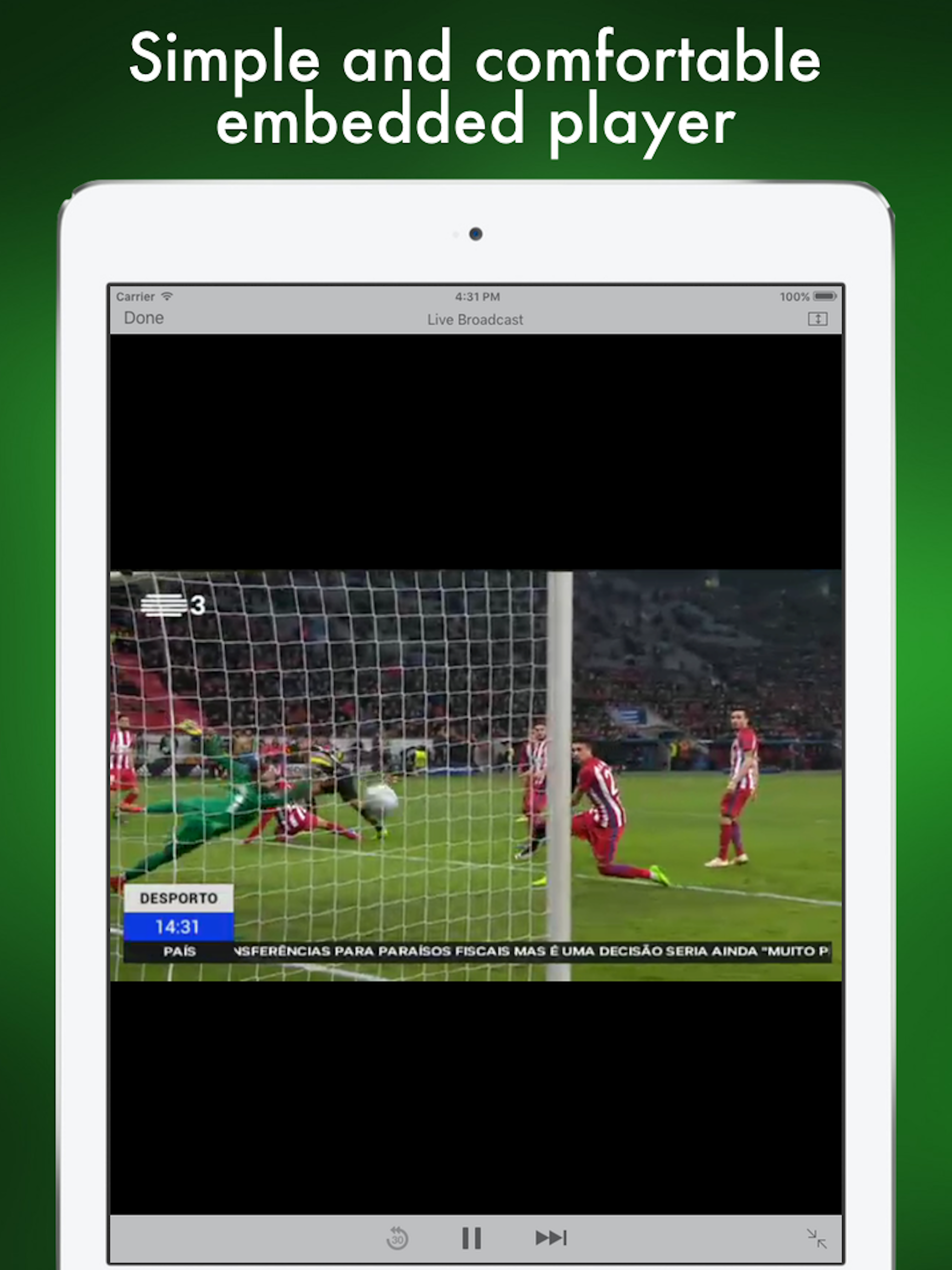 Português TV - Televisão Portuguesa on-line screenshot 7