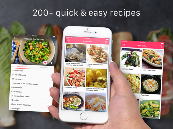 Screenshot #4 pour Salad Recipes: Healthy cooking recipes & videos
