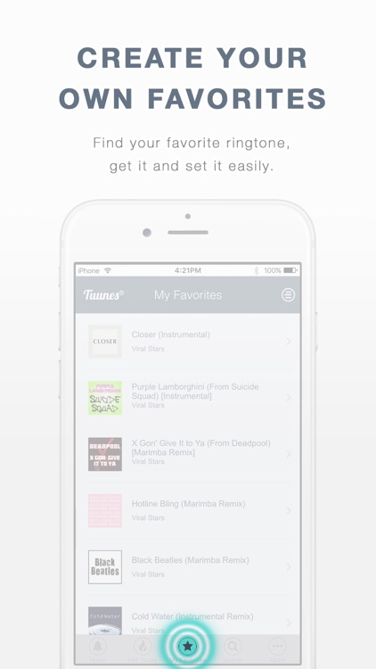 TUUNES™ Ringtones, Music & Text Tones for iPhone screenshot-3