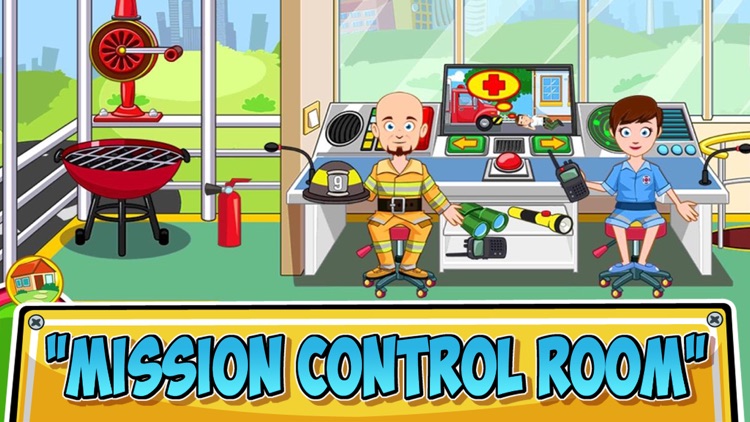 My Town : Fire station Rescue screenshot-3
