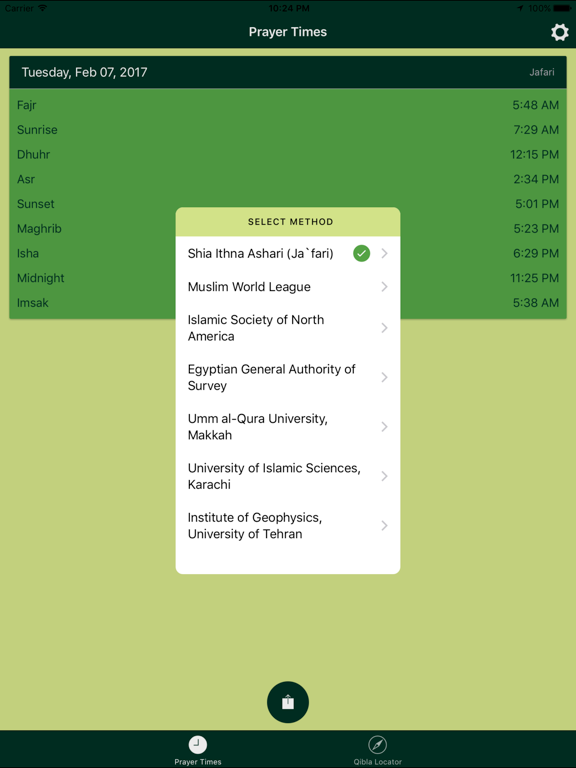 Screenshot #5 pour Muslim Prayer Times and Qibla Finder