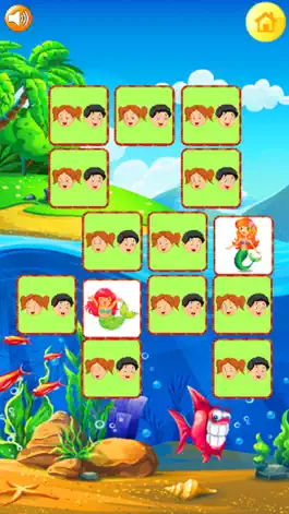 Game screenshot Русалка Matching Головоломка разведки игр для Дитя apk