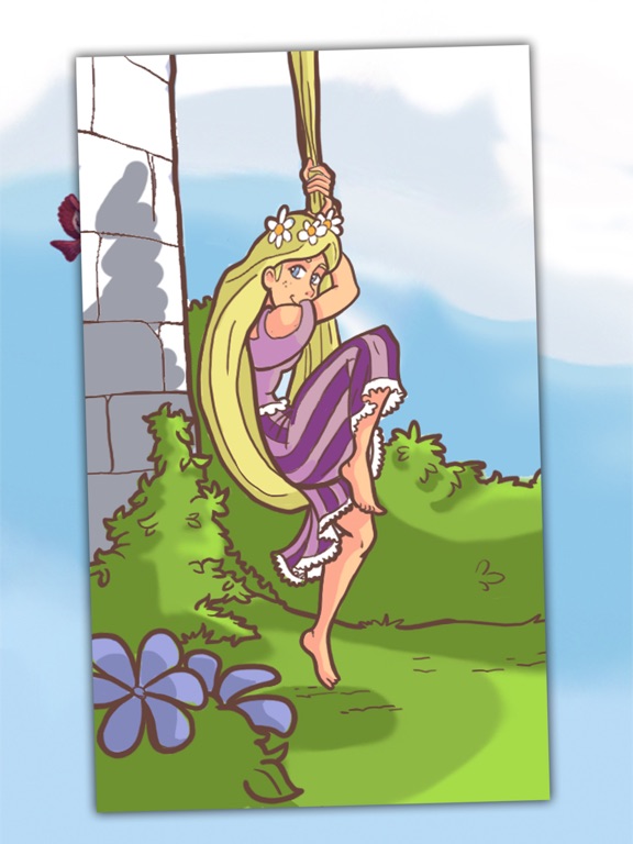 Screenshot #6 pour Princesse Raiponce colorante et livre de peinture