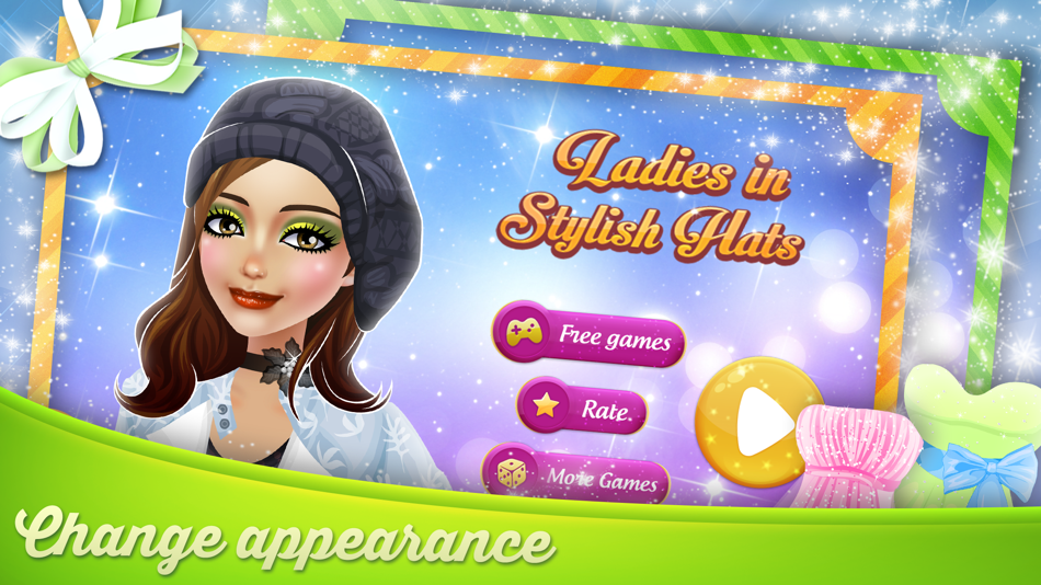 Ladies in Stylish Hats - Teens beauty salon - 1.0 - (iOS)