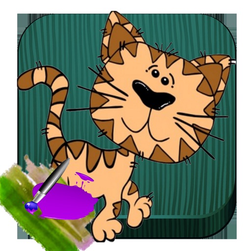 Kittys Animals Color Scratch Game for kids