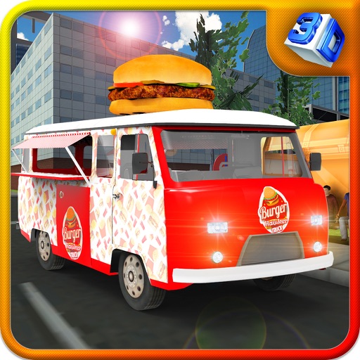 Burger Hawker Truck Simulator & Driving Game Sim Icon