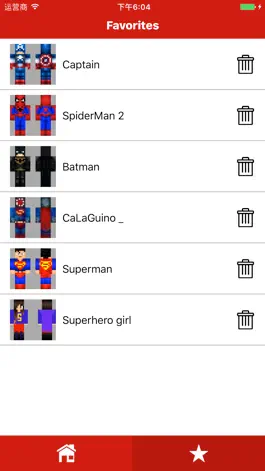 Game screenshot SuperHero SKINS App for Minecraft PE - MCPE Skins apk