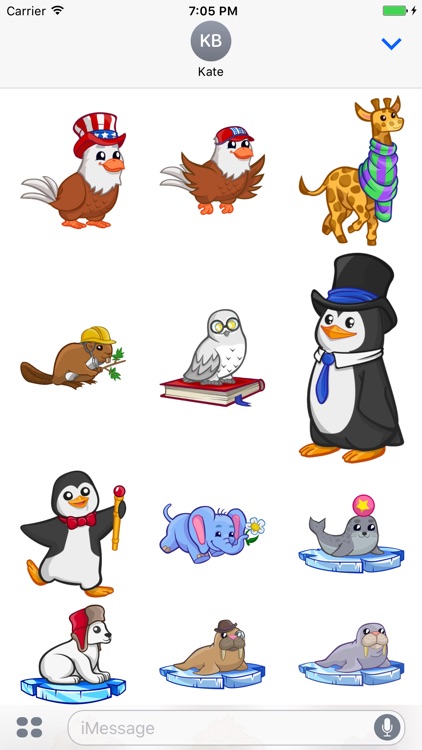 Cute Baby Animal Stickers for iMessage